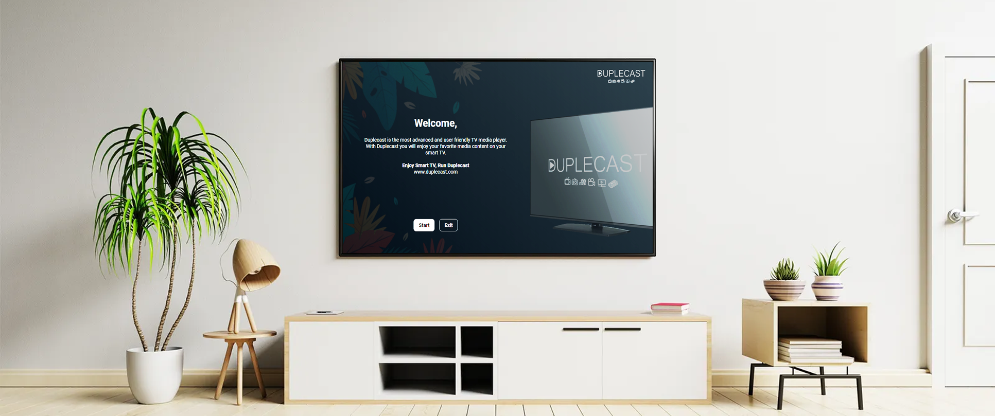 Duplecast Smart TV Interface